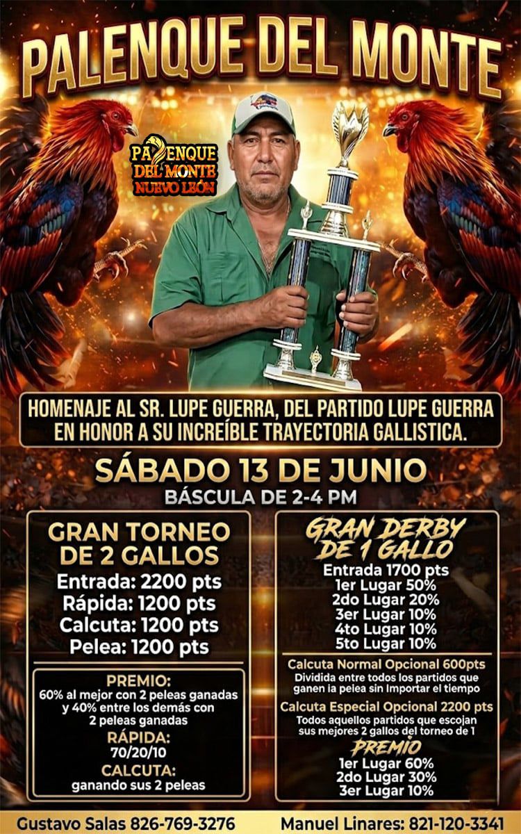 HOMENAJE AL SR. LUPE GUERRA